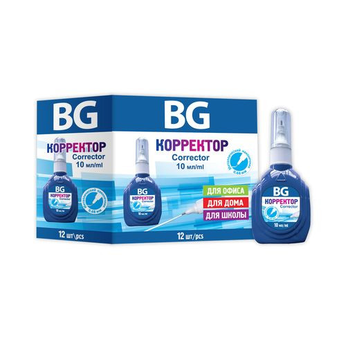 Корректор 10 мл, с металлическим наконечником BG (12)