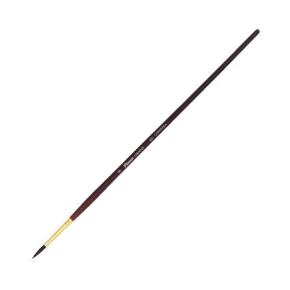 Кисть CREATIVE Синтетика жесткая КРУГЛАЯ N6 (длинная ручка), Pinax/681006