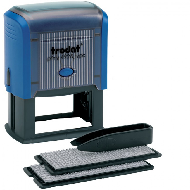 Штамп 60*33мм самонаборный, 7строк, 2 кассы, 53407, Trodat/4928 /DB11
