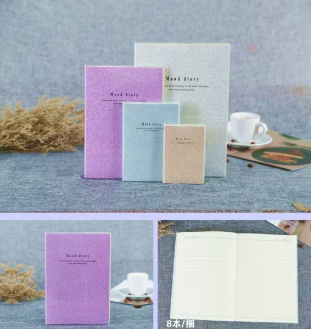 Ежедневник недатированный А6 100л, линия, цвет ассорти, Dicai/7040-16 Ежедневник недатированный А6 100л, линия, цвет ассорти, Dicai/7040-16