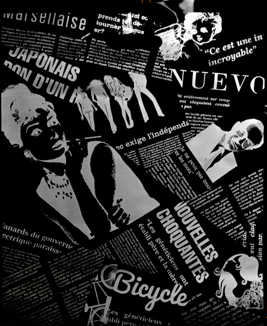 Пакет ПВД (40*50) 90 мкм "Газета черная" (шт.)