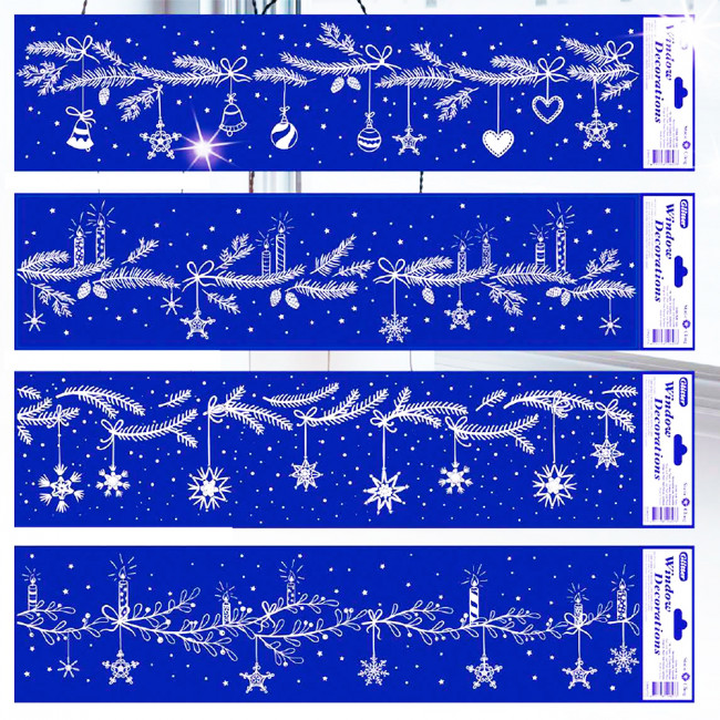 НАКЛЕЙКА НА ОКНО, DARLENS «ЗИМНИЕ УЗОРЫ», 148Х640 ММ, АССОРТИ, DL-DRL05130 (12) НАКЛЕЙКА НА ОКНО, DARLENS «ЗИМНИЕ УЗОРЫ», 148Х640 ММ, АССОРТИ, DL-DRL05130 (12)