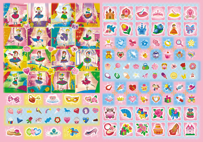 Раскраска с наклейками (А4) РН-989