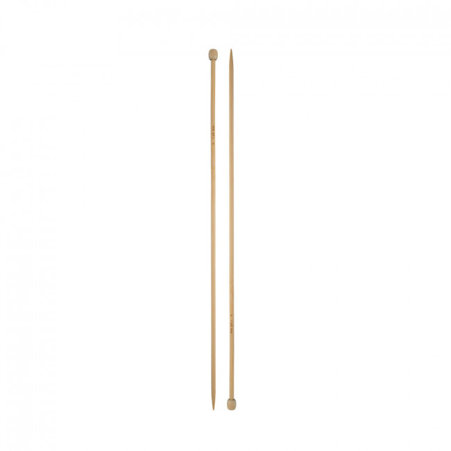 Спицы d 3.0-3.5мм прямые, бамбук 35см - 36см, Gamma