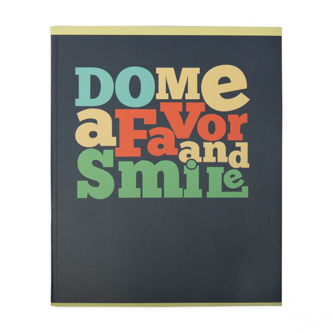 Тетрадь А5 48л клетка скоба "Мужская тема сделай мне одолжение и улыбнись" "Светоч" (10)