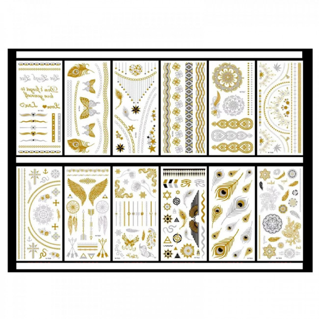 Тату-наклейка-флэш 102*210мм, MAYLOTT/MT013024 (12)