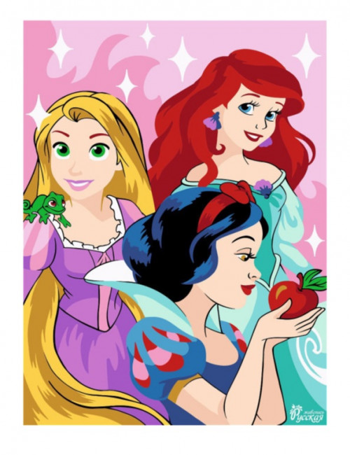 Набор для творчества "Рисование по номерам". "Красавицы" 30 x 40, DS112