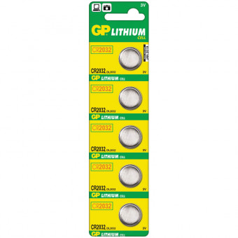 Батарейка Lithium "GP CR2032" 3V (10) Батарейка Lithium "GP CR2032" 3V (10)