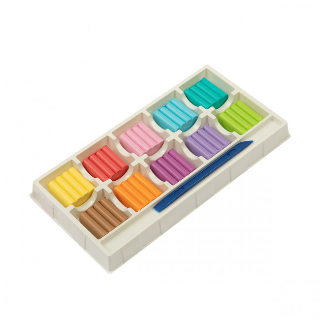 Пластилин 10цв 120г классический "Играй", пастельные цвета, Лео/LPMCP-0110 Пластилин 10цв 120г классический "Играй", пастельные цвета, Лео/LPMCP-0110