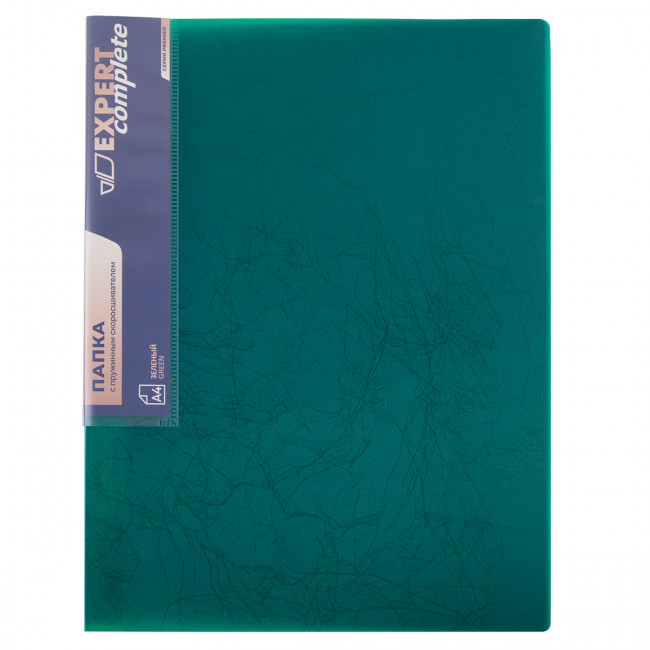 Папка А4 700мкр 20мм с пружинным скоросшивателем, волокно, зеленый, Premier Expert Complete/EC210530037 (6)