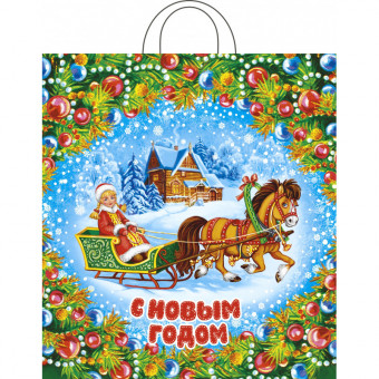 Пакет ПНД НГ петлевой (38*42) 40 мкм "Усадьба" (25)