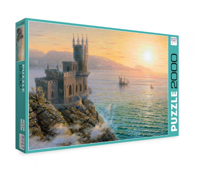 Пазл 2000 элементов "Ласточкино гнездо. Утро" ФРЕЯ