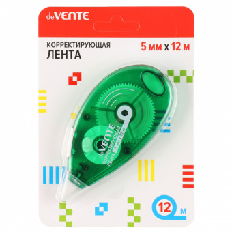 Корректирующая лента 5мм x 12м, фронтальный аппликатор, deVENTE/4062108 (12)