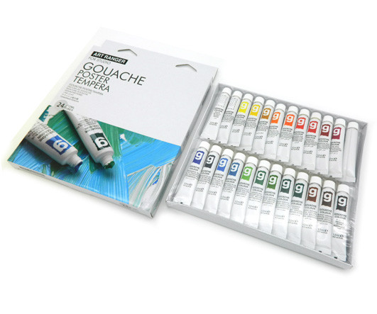 Гуашь12мл 24 цв. MAGI-WAP в тюбиках, Intelligent/CC-40 (1/6/24)