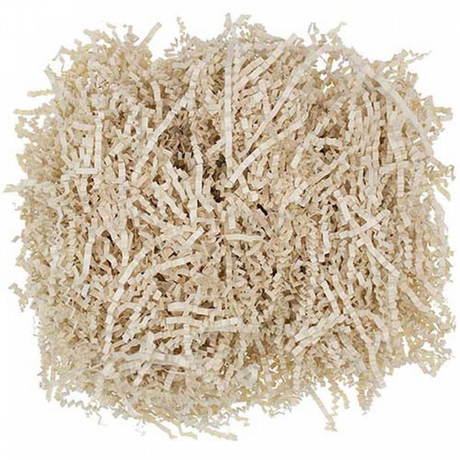 Стружка бумажная декоративная белый, Микрос/Ч208-050