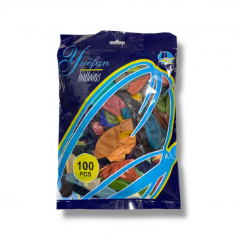 Набор воздушных шаров размер 12, ретро-цвета, 100шт, MAG-260130