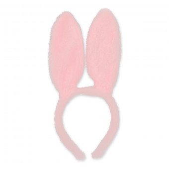 Ободок карнавальный "Уши зайца", цвет розовый, BOOMZEE/PBZ-05 №02