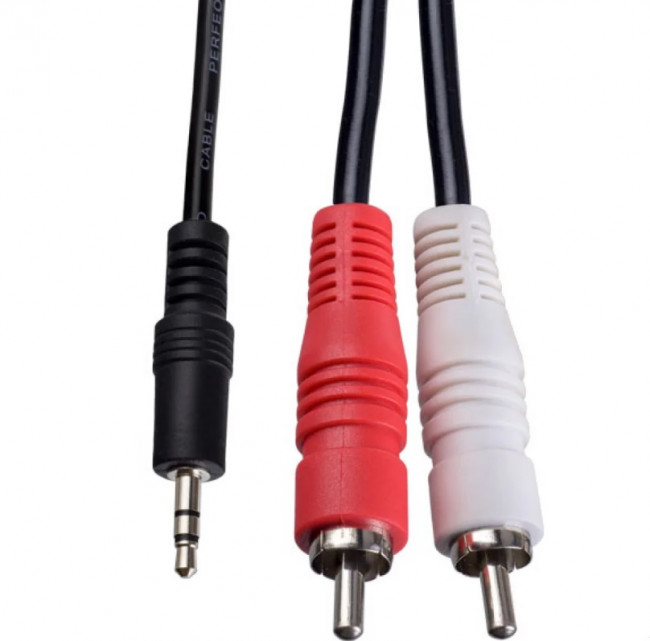 Аудиокабель Jack3.5mm - 2xRCA, длина 2 м, Perfeo/J2003 Аудиокабель Jack3.5mm - 2xRCA, длина 2 м, Perfeo/J2003