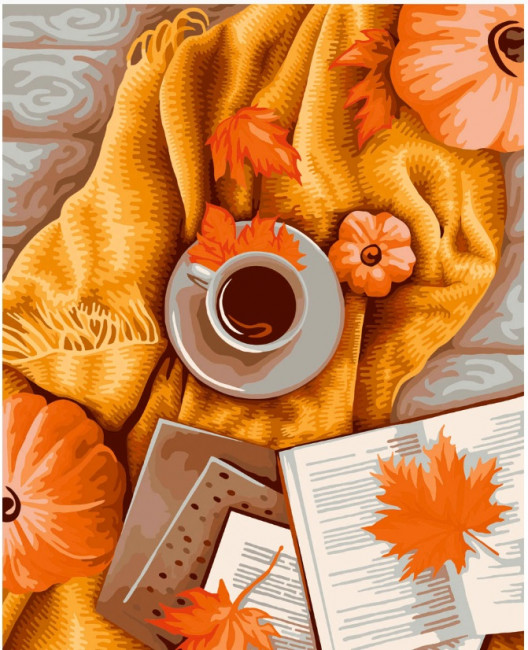 Картина по номерам "Осенний флетлей" 40*50, KiKi/B149