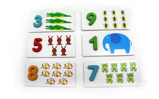 Счетный набор "Учимся считать", Asmar