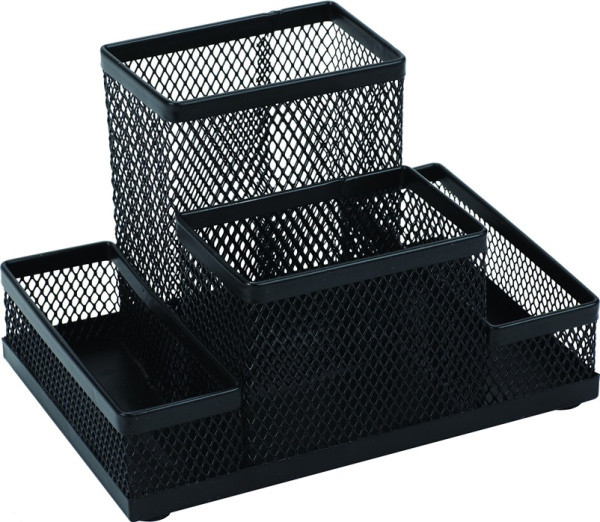 Подставка металлическая, 4 ячейки, чёрная ASMAR