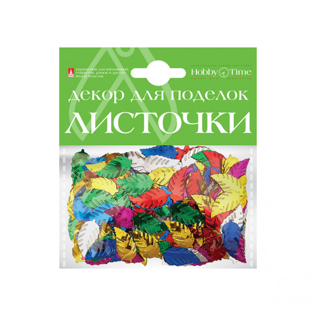 Декоративные элементы "Листочки маленькие", 4 вида, №17, BV/2-395