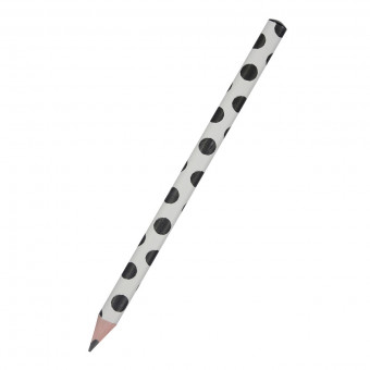 Карандаш 3,5мм 4В чернографитовый "HappyGraphix. Jumbo. Black polka dots", BV/21-0062/29 (30)