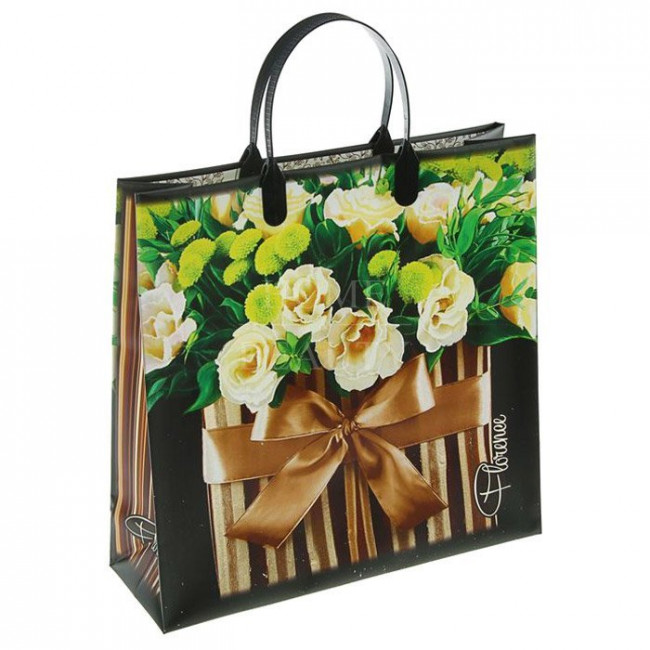 Пакет мягкий пластик 30*30 "Флоренс"