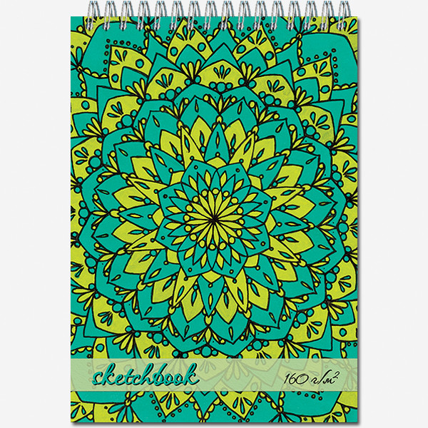 Блокнот-скетчбук А5 60л на гребне, Полином/2724 (10) Блокнот-скетчбук А5 60л на гребне, Полином/2724 (10)