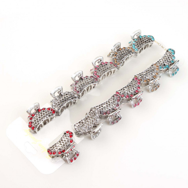 Заколка краб металл(М) 10-85 (12)