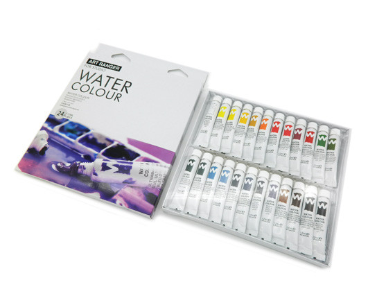 Краска  акварель 12мл 24цв, в тюбиках MAGI-WAP,  CC-43 MAGI-WAP (1/6/24)