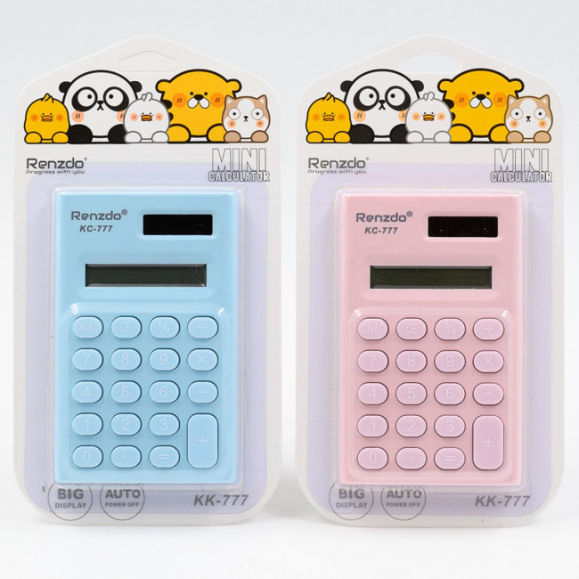 Калькулятор 8- разрядный 9,6*6см "Renzda", MAYLOTT/KC-777