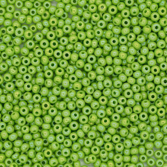 Бисер "ASMAR" размер №12, вес: 450 г, салатовый хамелеон