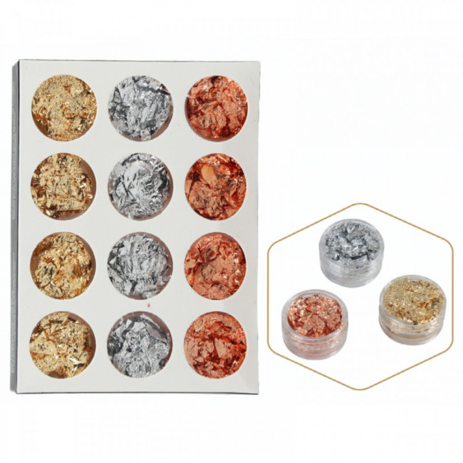 Поталь набор, ассорти. 12шт, ARTCoco/SJB-0004M