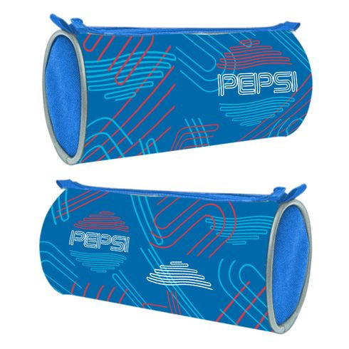 Пенал-тубус 210х70 мм на молнии "PEPSI" полиэстер"BG"(30)