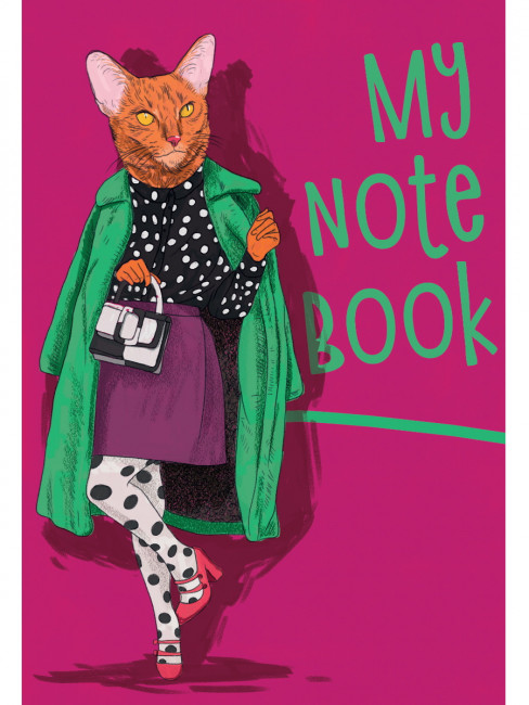 Блокнот А5- 80стр клетка "My notebook. Кошка", скрепка, MyArt Проф-Пресс (10) Блокнот А5- 80стр клетка "My notebook. Кошка", скрепка, MyArt Проф-Пресс (10)