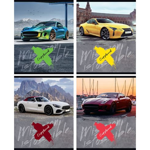 Тетрадь общая А5 скоба 48л. клетка "Mission" (ассорти)(10/80) Тетрадь общая А5 скоба 48л. клетка "Mission" (ассорти)(10/80)