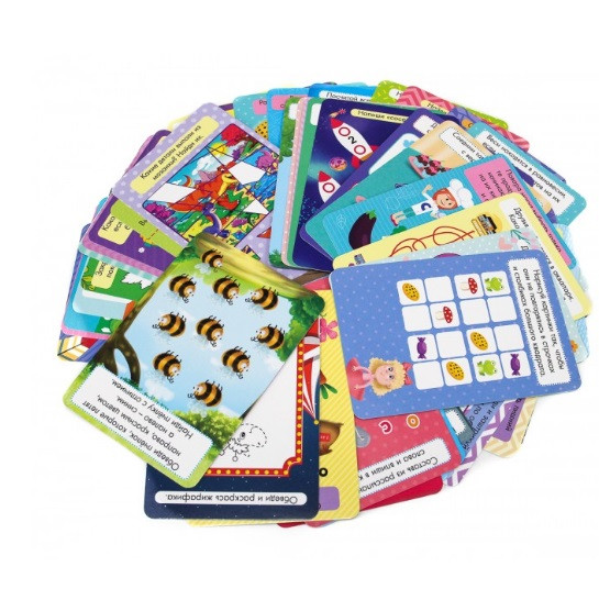 Набор карточек "100 игр. Весело играем, рисуем, считаем" Формат:165х125х25мм (20)