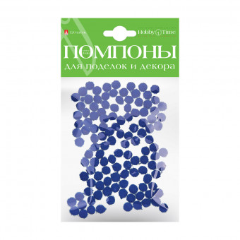 Помпоны 8мм пушистые, 120шт, розовые, BV/2-214/09