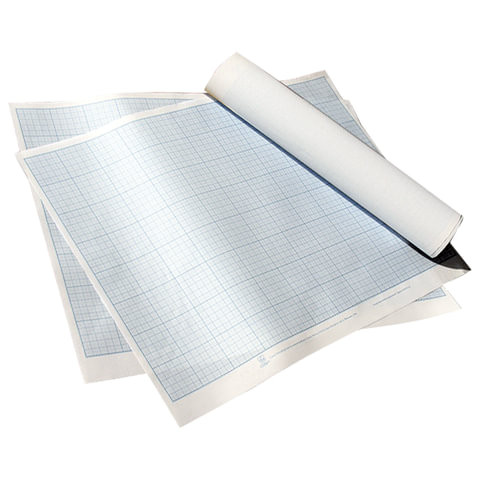 Бумага масштабно-координатная ф.640х40 /5/ голубая