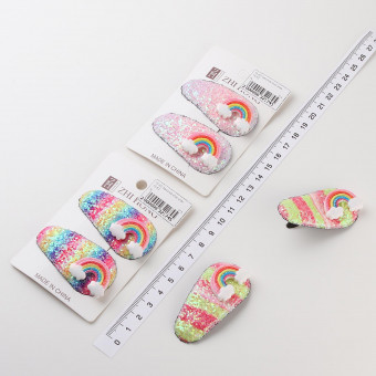 Набор заколок клик-клак 2 шт. 16-62