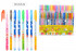 Набор гелевых ручек 48цв МС-6545-48 ароматизированные, с блёстками, пастельные,металлик, неон  "Лисята", Basir (9)