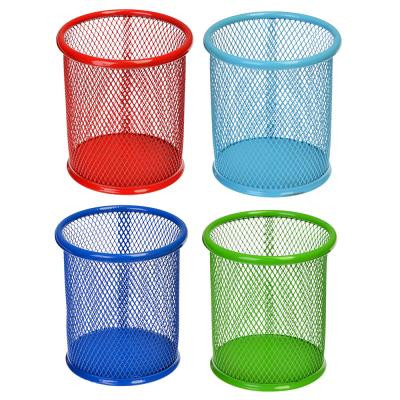 Стакан металлический круглый, цвет ассорти, WENZER OFFiCE /802С