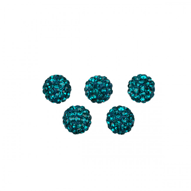 Бусина 8мм пластик, №15 бирюзовый, 5шт, Zlatka/BWM-08 №15 Бусина 8мм пластик, №15 бирюзовый, 5шт, Zlatka/BWM-08 №15