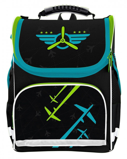 Рюкзак подрост. Schoolformat BASIC BORN TO FLY 17 л черн. 38х28х16 жестк. каркас 1 отд. молния д/мальчиков Рюкзак подрост. Schoolformat BASIC BORN TO FLY 17 л черн. 38х28х16 жестк. каркас 1 отд. молния д/мальчиков