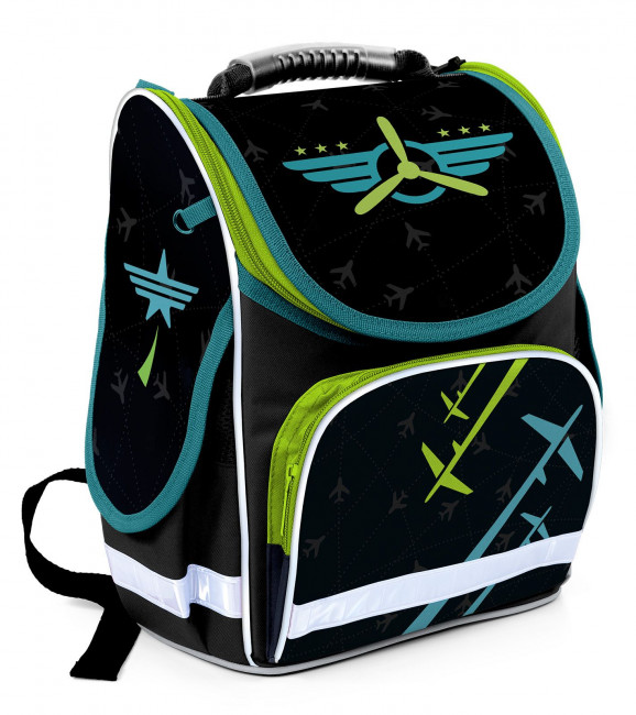 Рюкзак подрост. Schoolformat BASIC BORN TO FLY 17 л черн. 38х28х16 жестк. каркас 1 отд. молния д/мальчиков Рюкзак подрост. Schoolformat BASIC BORN TO FLY 17 л черн. 38х28х16 жестк. каркас 1 отд. молния д/мальчиков