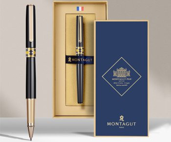 Ручка в футляре TJ-45 Montagut (син) 0.5мм роллер Черная (1/20) Ручка в футляре TJ-45 Montagut (син) 0.5мм роллер Черная (1/20)