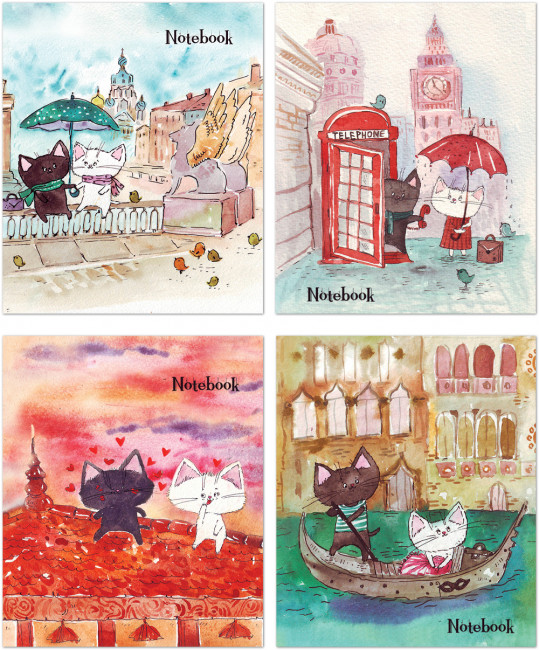 Тетрадь 48 клетка "Приключения Хвостиков" скрепка, Полином/3338 (40)