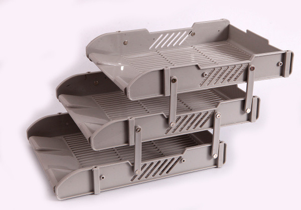 ЛОТОК ГОРИЗОНТ ПЛАСТ 3-х ЯРУСНЫЙ "ASMAR" выдвижной