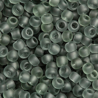 Бисер "ASMAR" размер №12, вес: 450 г, серый матовый